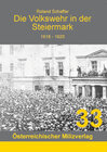 Buchcover Die Volkswehr in der Steiermark