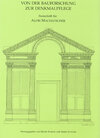 Buchcover Von der Bauforschung zur Denkmalpflege