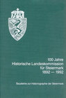 Buchcover 100 Jahre Historische Landeskommission für Steiermark 1892-1992