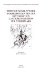 Buchcover Mitteilungsblatt der Korrespondenten der Historischen Landeskommission für Steiermark