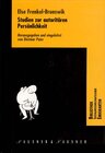 Buchcover Studien zur Autoritären Persönlichkeit