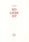 Buchcover Wo Liebe ist