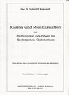 Buchcover Karma und Reinkarnation sowie die Funktion des Bösen im Esoterischen Christentum