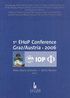 Buchcover 1st EHoP Conference, Graz/ Austria 2006