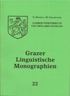 Buchcover Grazer Linguistische Monographien 22
