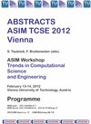 Buchcover ABSTRACTS ASIM TCSE 2012 Vienna