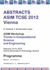 Buchcover ABSTRACTS ASIM TCSE 2012 Vienna