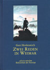 Buchcover Zwei Reden in Weimar