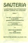 Buchcover Sauteria 7: Die Eibe (Taxus baccata L.) in Salzburg