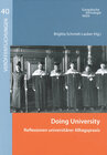 Buchcover Doing University