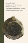 Buchcover Urkunden und Regesten aus den Welser Archiven 1400 - 1450