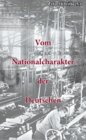 Buchcover Vom Nationalcharakter der Deutschen