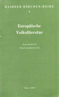 Buchcover Europäische Volksliteratur