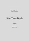 Buchcover Liebe Tante Bertha