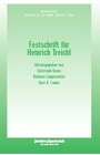 Buchcover Festschrift für Heinrich Treichl
