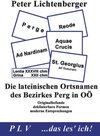 Buchcover Die lateinischen Ortsnamen des Bezirkes Perg in OÖ
