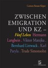 Buchcover Zwischen Emigration und KZ