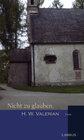 Buchcover Nicht zu glauben