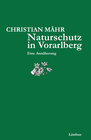 Buchcover Naturschutz in Vorarlberg