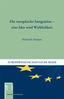 Buchcover Die europäische Integration – eine Idee wird Wirklichkeit