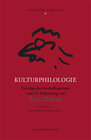 Buchcover KULTURPHILOLOGIE