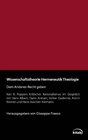 Buchcover Wissenschaftstheorie - Hermeneutik - Theologie - Dem Anderen Recht geben