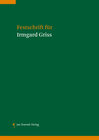 Buchcover Festschrift für Irmgard Griss