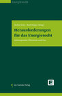 Buchcover Herausforderungen für das Energierecht