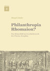 Buchcover Philanthropia Rhomaion?