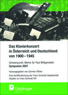 Buchcover Studien zu Franz Schmidt / Das Klavierkonzert in Österreich und Deutschland von 1900-1945