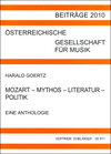 Buchcover Mozart - Mythos - Literatur - Politik. Eine Anthologie