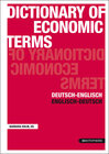Buchcover Dictionary of Economic Terms