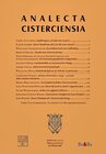 Buchcover Analecta Cisterciensia 60 (2010)