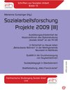 Buchcover Marianne Gumpinger (Hg.)  Sozialarbeitsforschung Projekte 2009 (III)