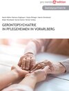 Buchcover Gerontopsychiatrie in Pflegeheimen in Vorarlberg