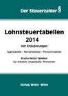 Buchcover Lohnsteuertabellen 2014