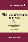 Buchcover Miet- und Wohnrecht für die Praxis 2017