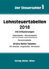 Buchcover Lohnsteuertabellen 2018