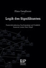 Buchcover Logik des Signifikanten