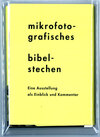Buchcover mikrofotografisches bibelstechen