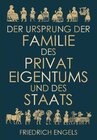 Buchcover Der Ursprung der Familie, des Privateigentums und des Staats