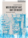 Buchcover Wo er recht hat, hat er recht