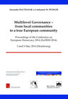 Buchcover Multilevel Governance – from local communities to a true European community