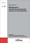 Buchcover Management in österreichischen Bauunternehmen im Infrastrukturbau