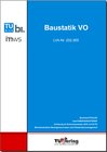 Buchcover Baustatik VO