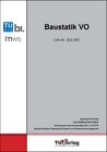 Buchcover BAUSTATIK VO