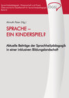 Buchcover Sprache - Ein Kinderspiel?