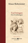 Buchcover Tod bringen