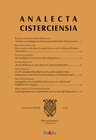 Buchcover Analecta Cisterciensia 68 (2018)
