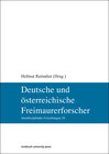 Buchcover Deutsche und österreichische Freimaurerforscher